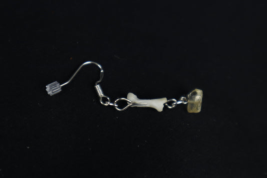 Cat Phalange and Citrine Earring - Single