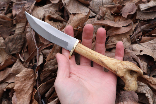 Great Pyrenees Mountain Dog Femur Knife