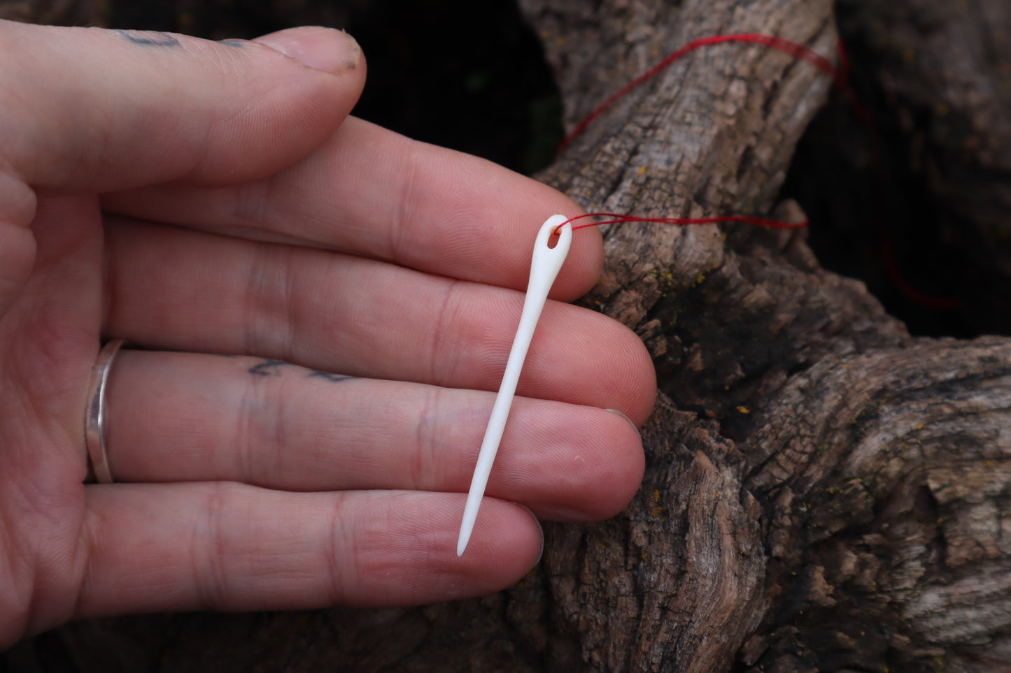 Reserved for Miss Acquirer - Wolf Bone Sewing Needle