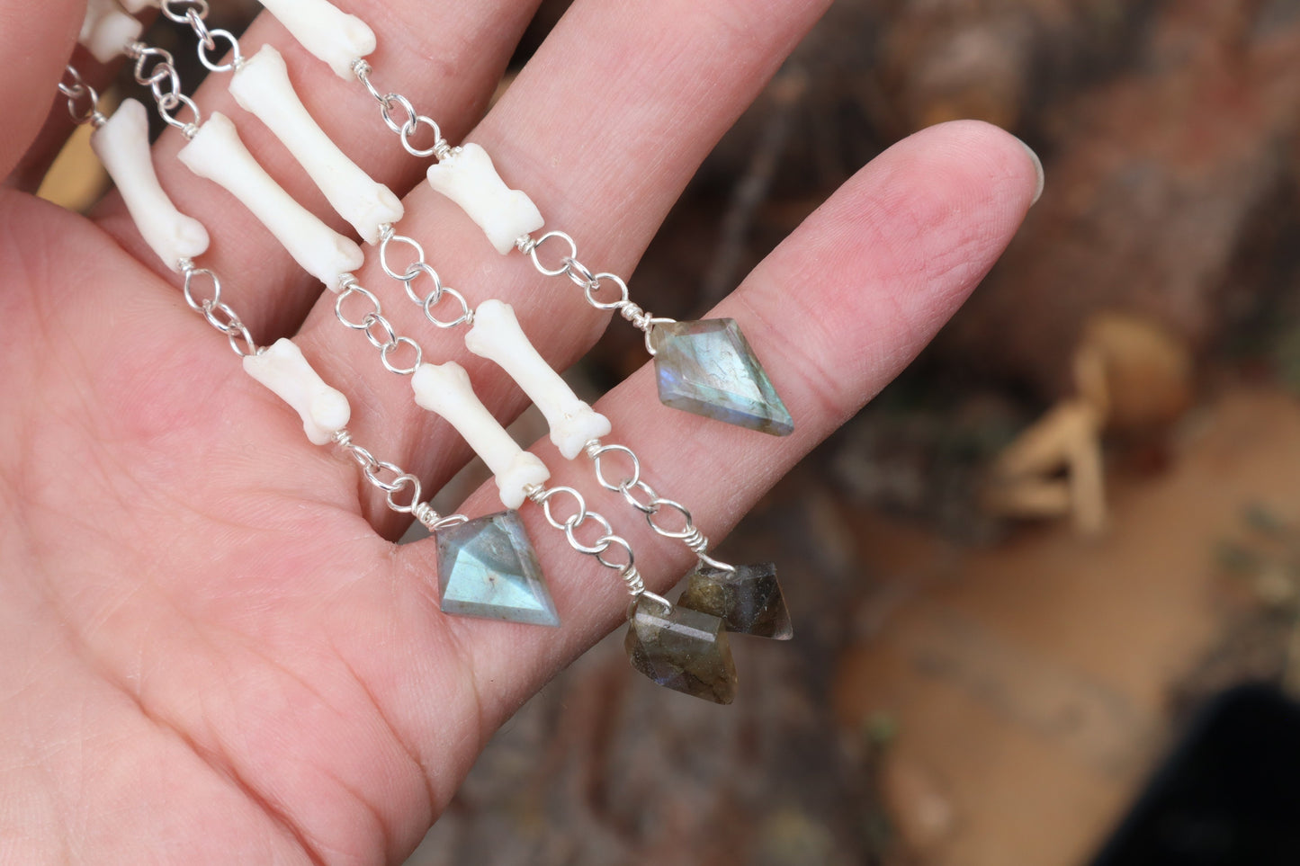 Red Fox Arm Fluid Articulation with Labradorite "Claws"