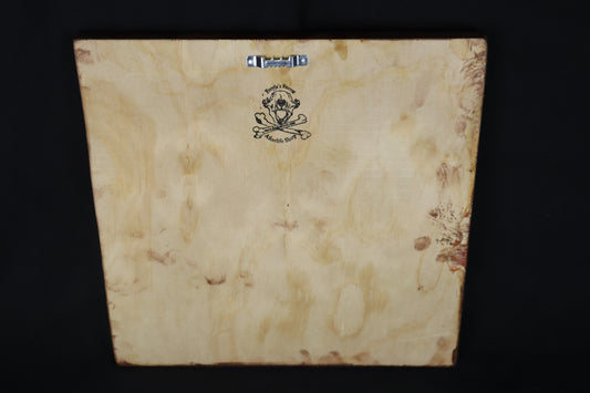 Large Mountain Lion Paw Prints on Wood