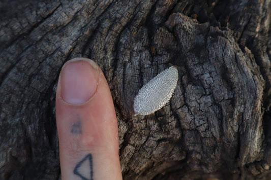 Sage Leaf Charm - .999 Fine Silver