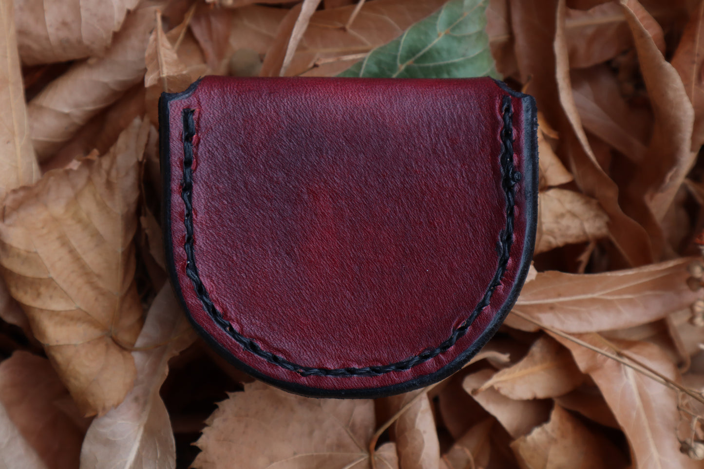 Mountain Lion Bone Divination Set - Burgundy and Jet Black