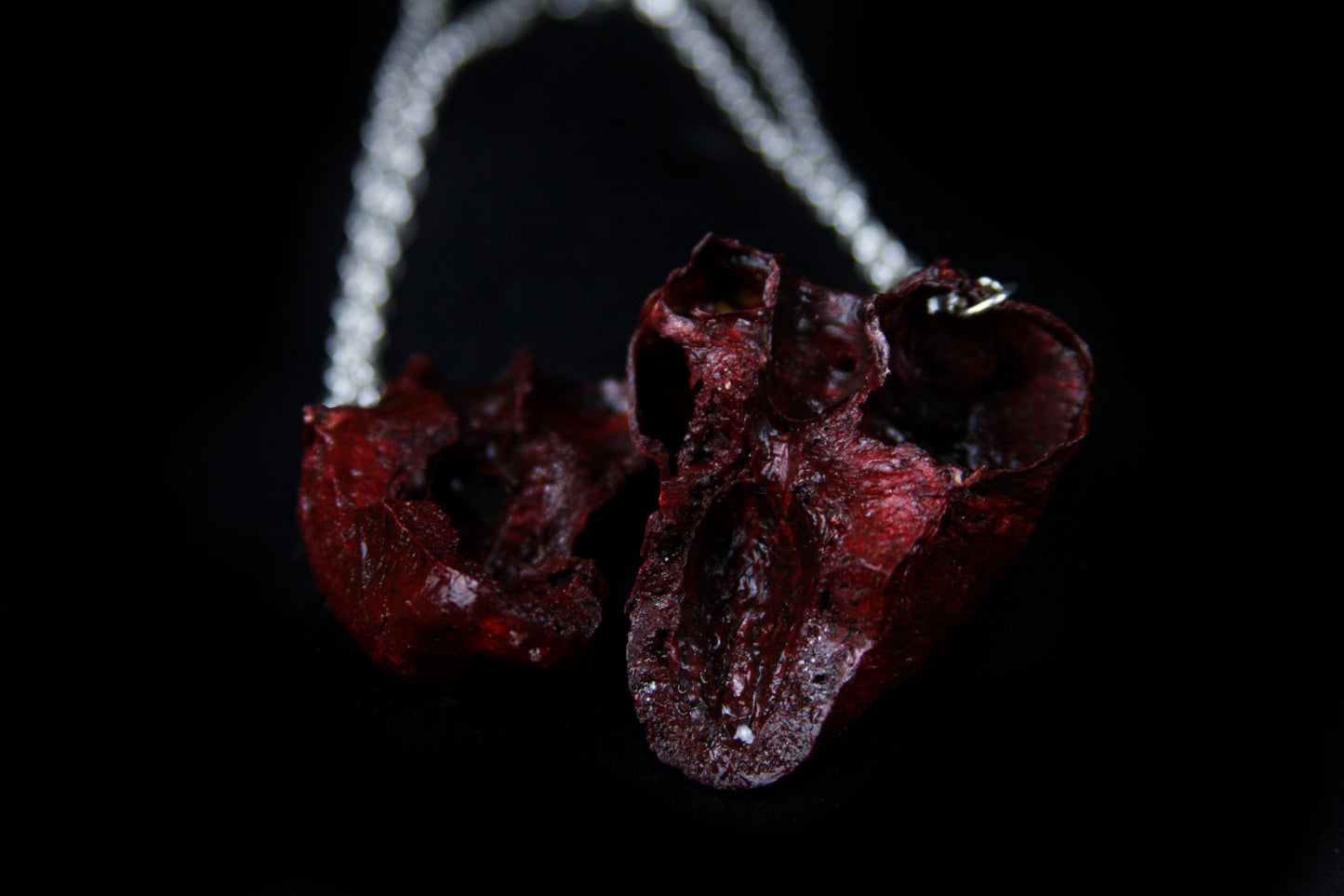 BFF Bobcat Heart Necklaces