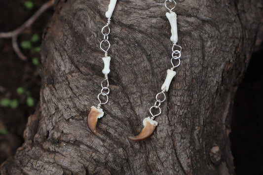 Fluid Raccoon Toe Earrings