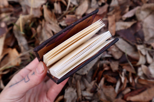Gray Fox Leather Bound Journal