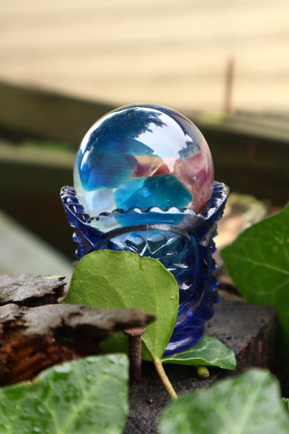 Reserved for Madison - Diaphonized Rabbit Skull Crystal Ball