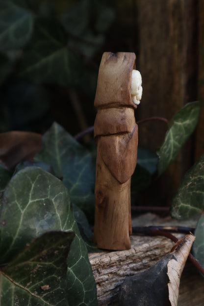 Reserved for Tommy - Black Walnut and Goat Skull Chaos Monk