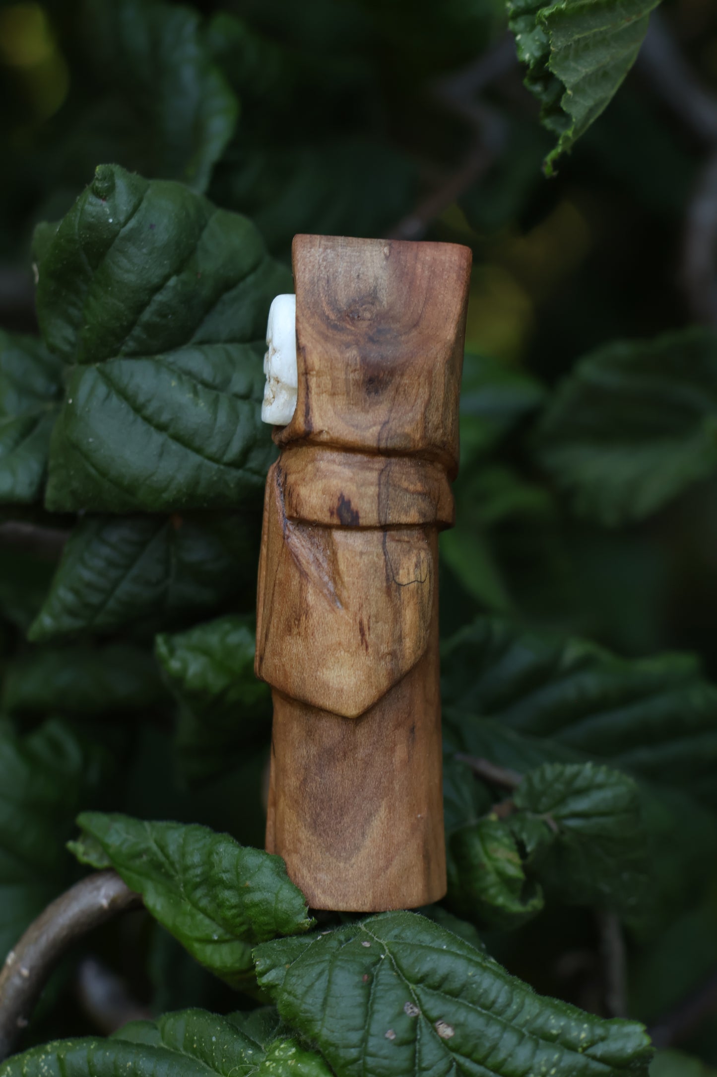 Reserved for Ashton - Black Walnut and Goat Skull Chaos Monk