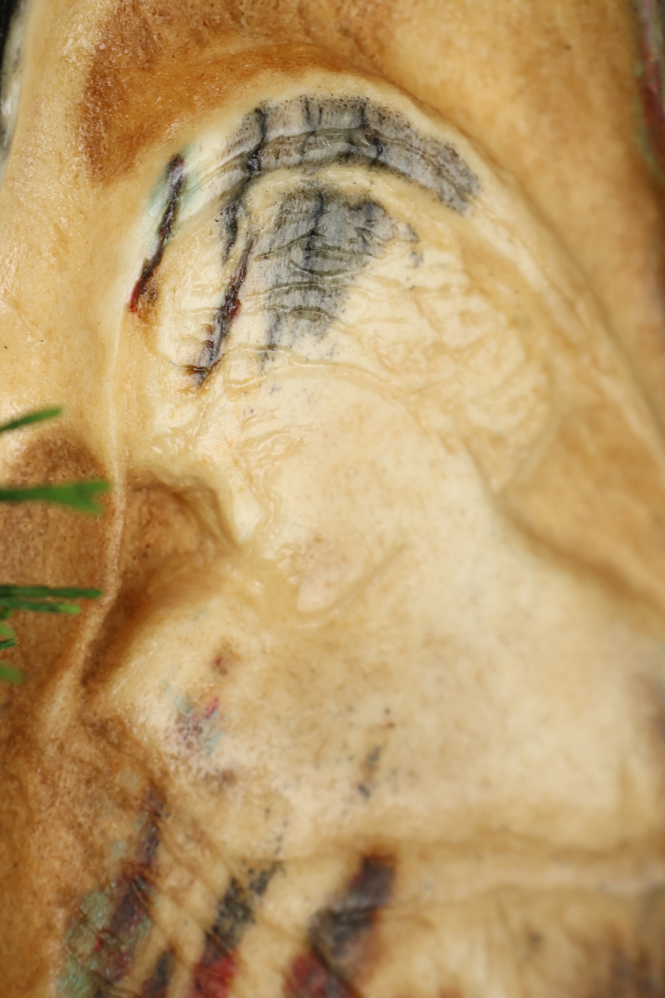 Sappho Moose Antler Carving