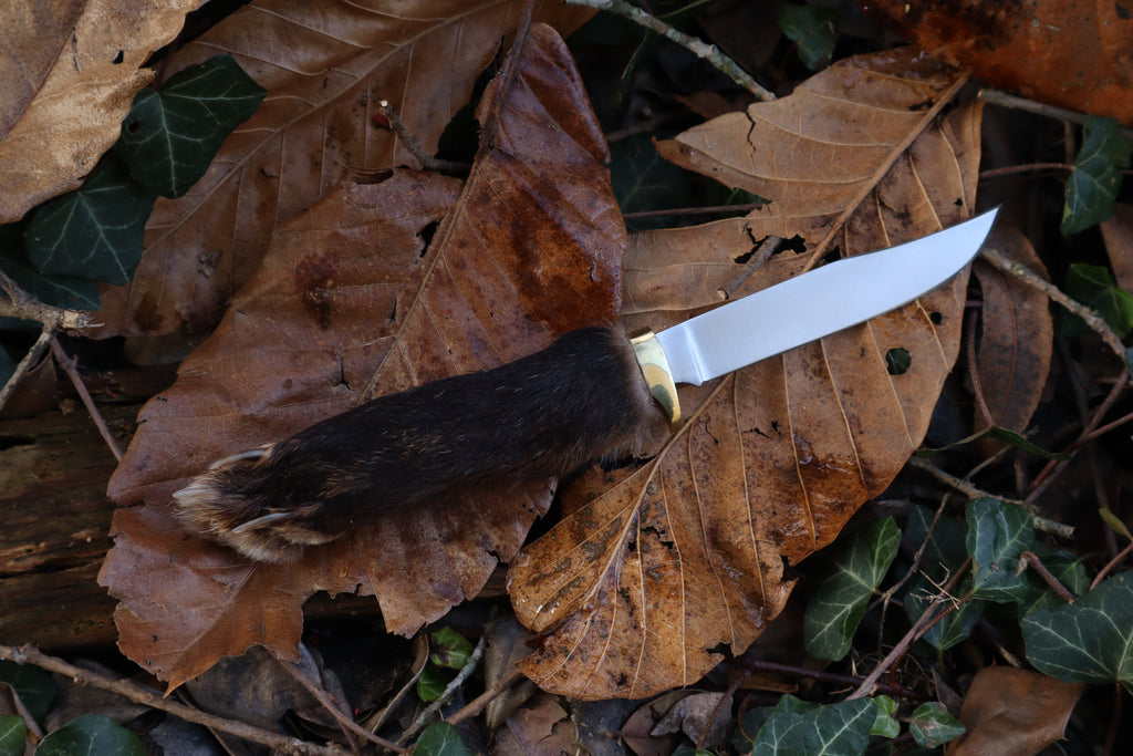 Reserved for Danielle - Red Fox Paw Knife