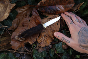 Reserved for Danielle - Red Fox Paw Knife