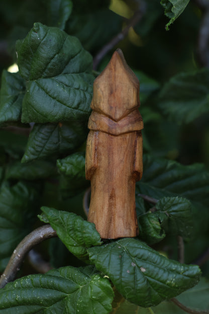Reserved for Ashton - Black Walnut and Goat Skull Chaos Monk