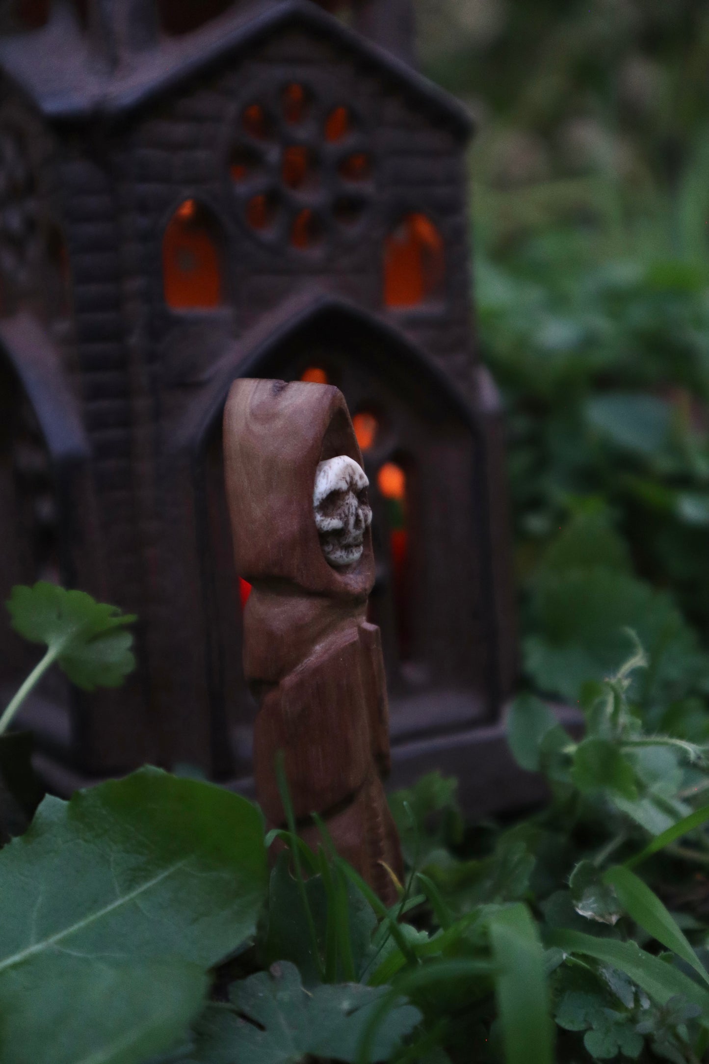 Black Walnut and Goat Skull Chaos Monk