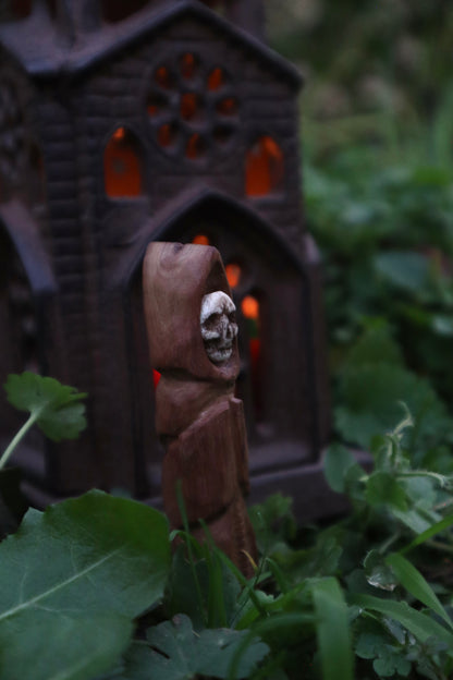 Black Walnut and Goat Skull Chaos Monk