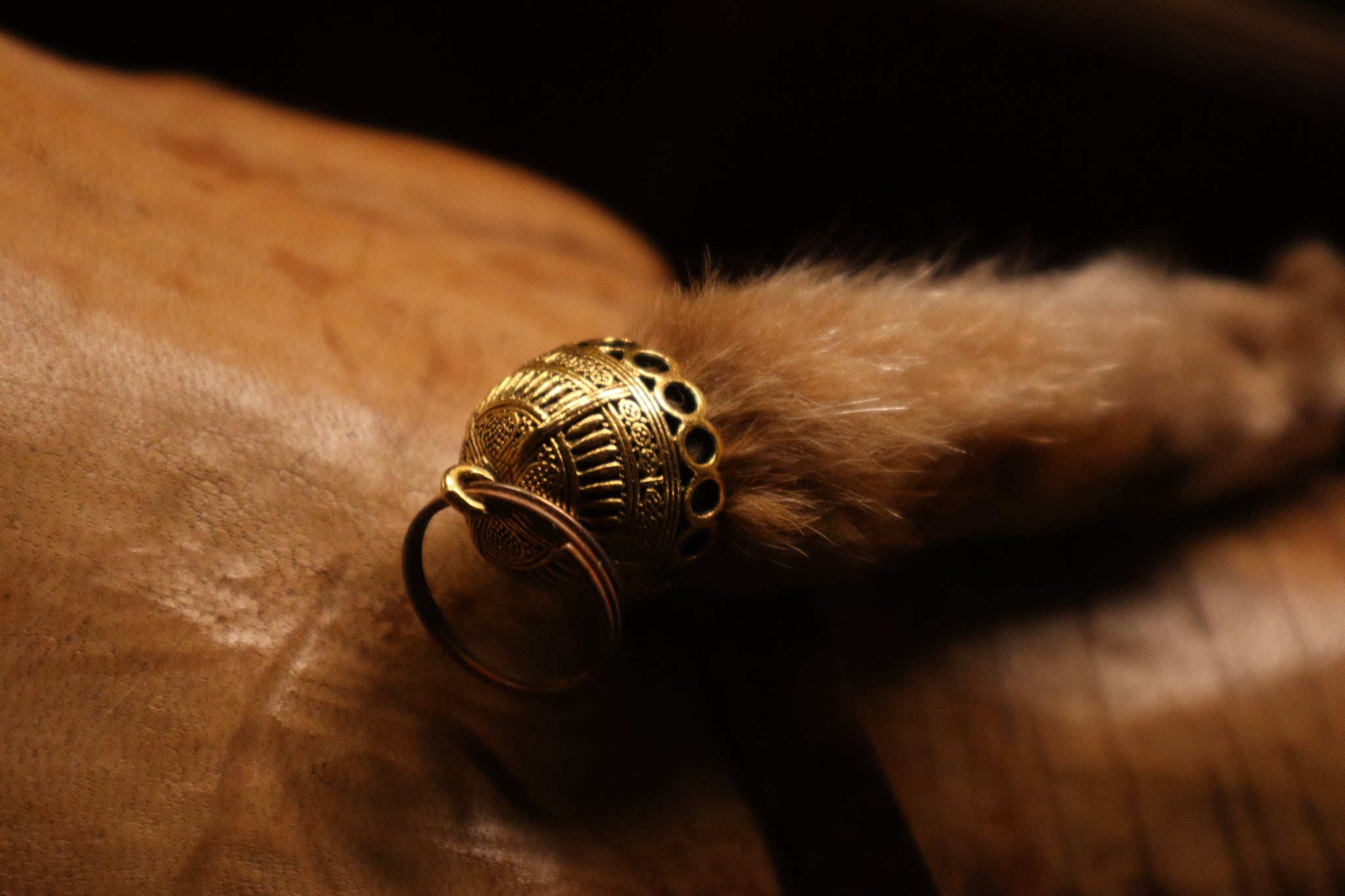 Reserved for Shayne - Red Fox Paw Keychain