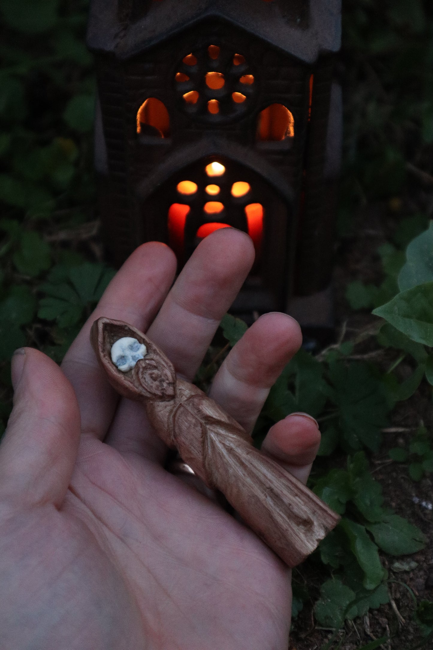 Black Walnut and Goat Skull Chaos Monk