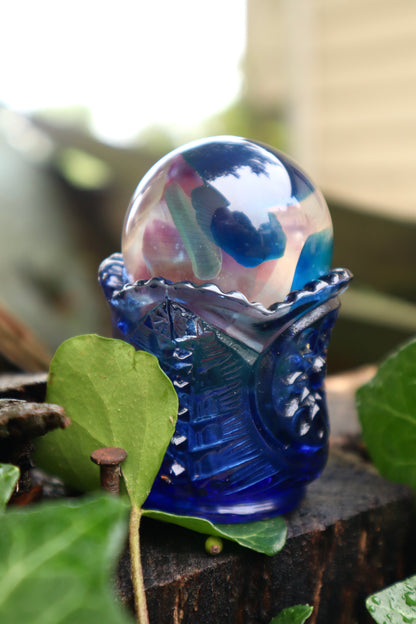 Reserved for Madison - Diaphonized Rabbit Skull Crystal Ball