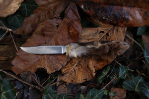 Reserved for Danielle - Red Fox Paw Knife