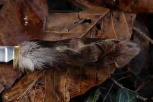 Reserved for Danielle - Red Fox Paw Knife