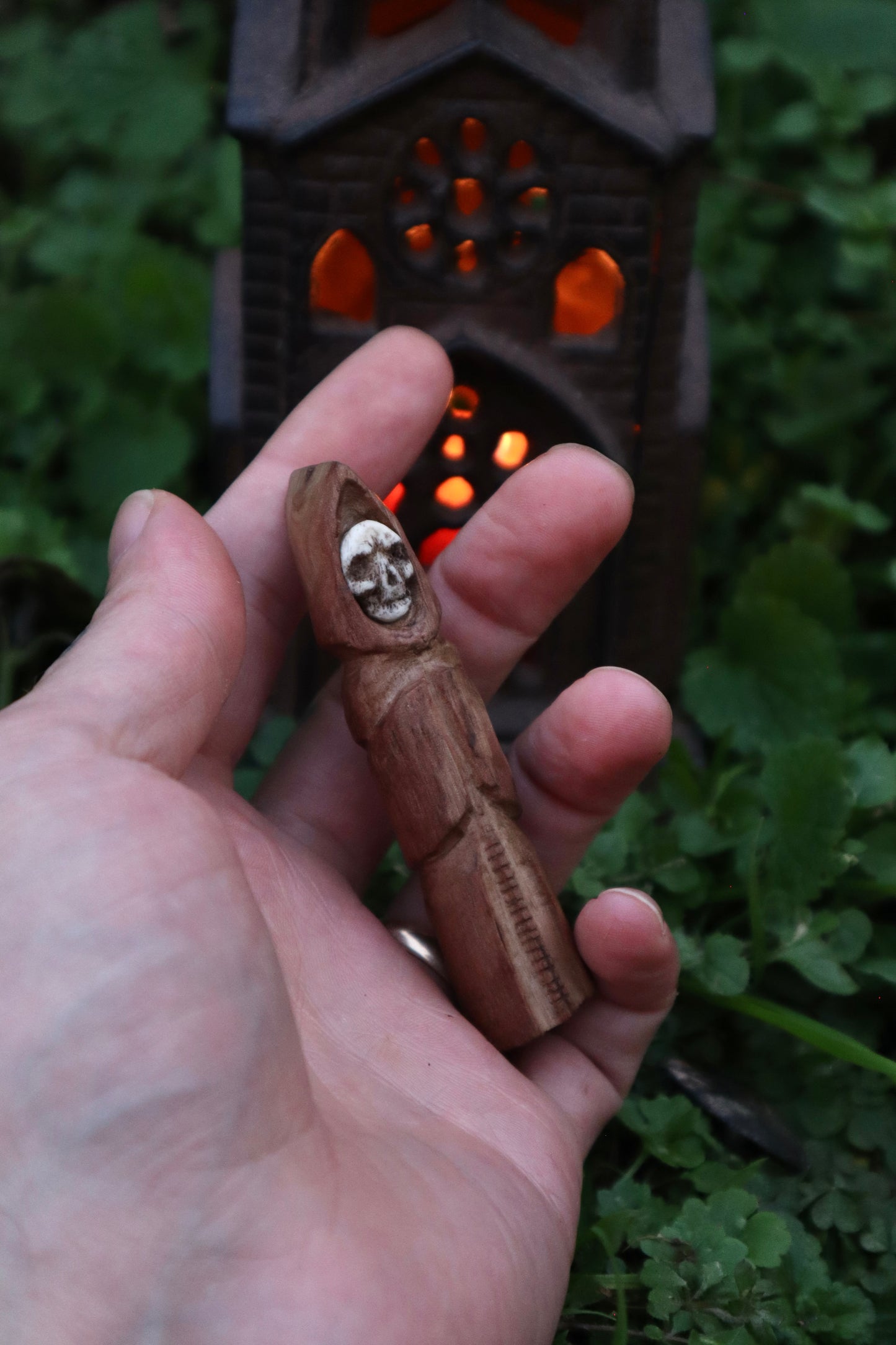 Black Walnut and Goat Skull Chaos Monk