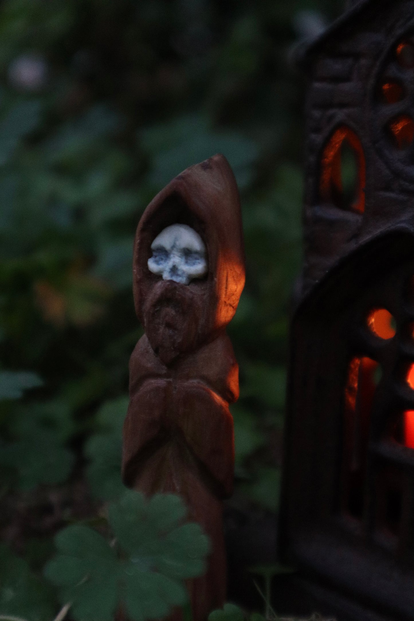 Black Walnut and Goat Skull Chaos Monk