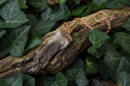 Reserved for Madison - Raccoon Paw Pendulum