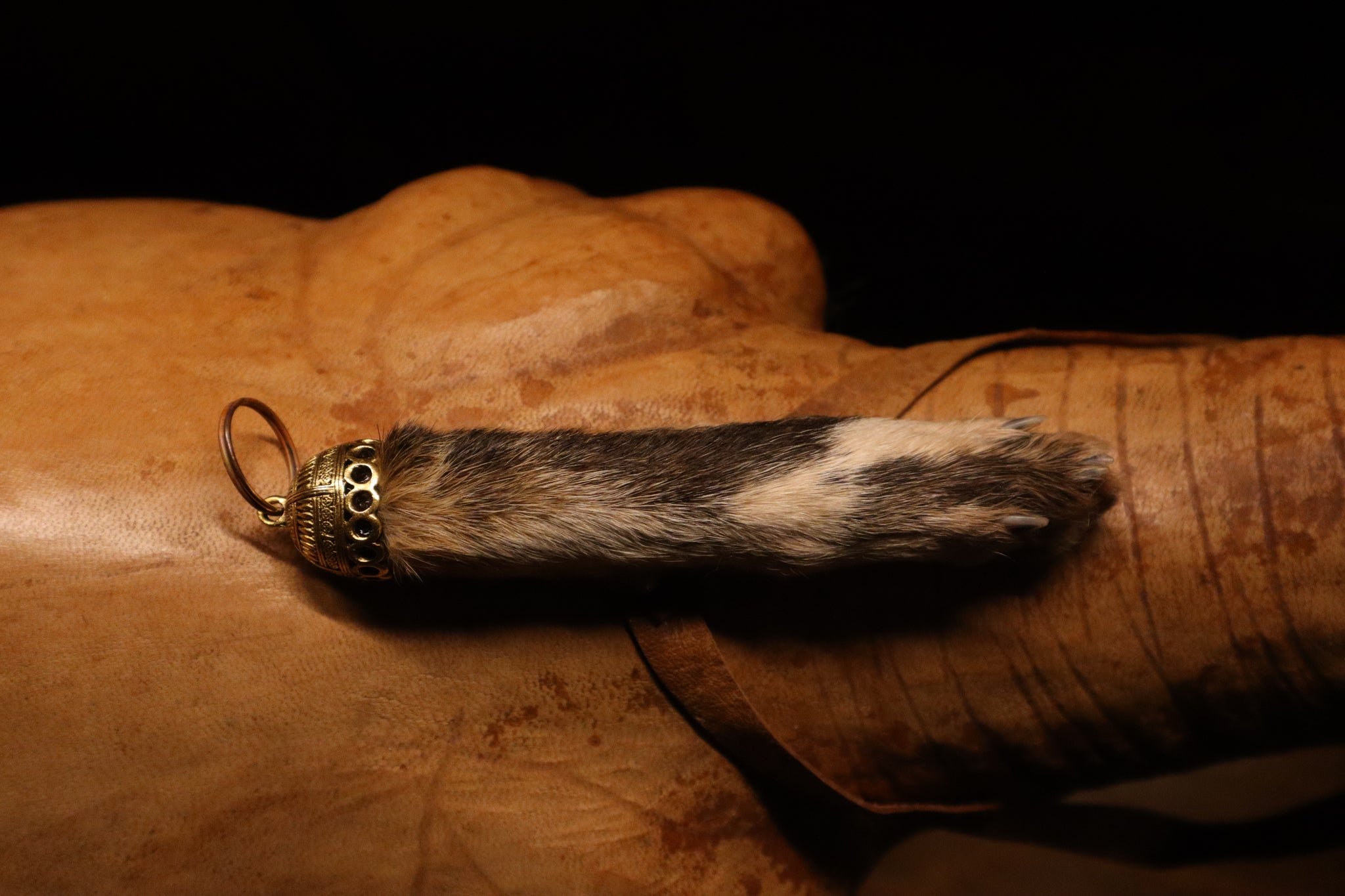 Reserved for Shayne - Red Fox Paw Keychain