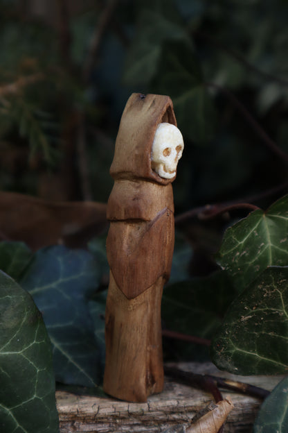 Reserved for Tommy - Black Walnut and Goat Skull Chaos Monk
