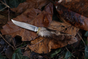 Reserved for Danielle - Red Fox Paw Knife
