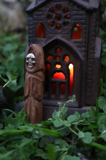 Black Walnut and Goat Skull Chaos Monk