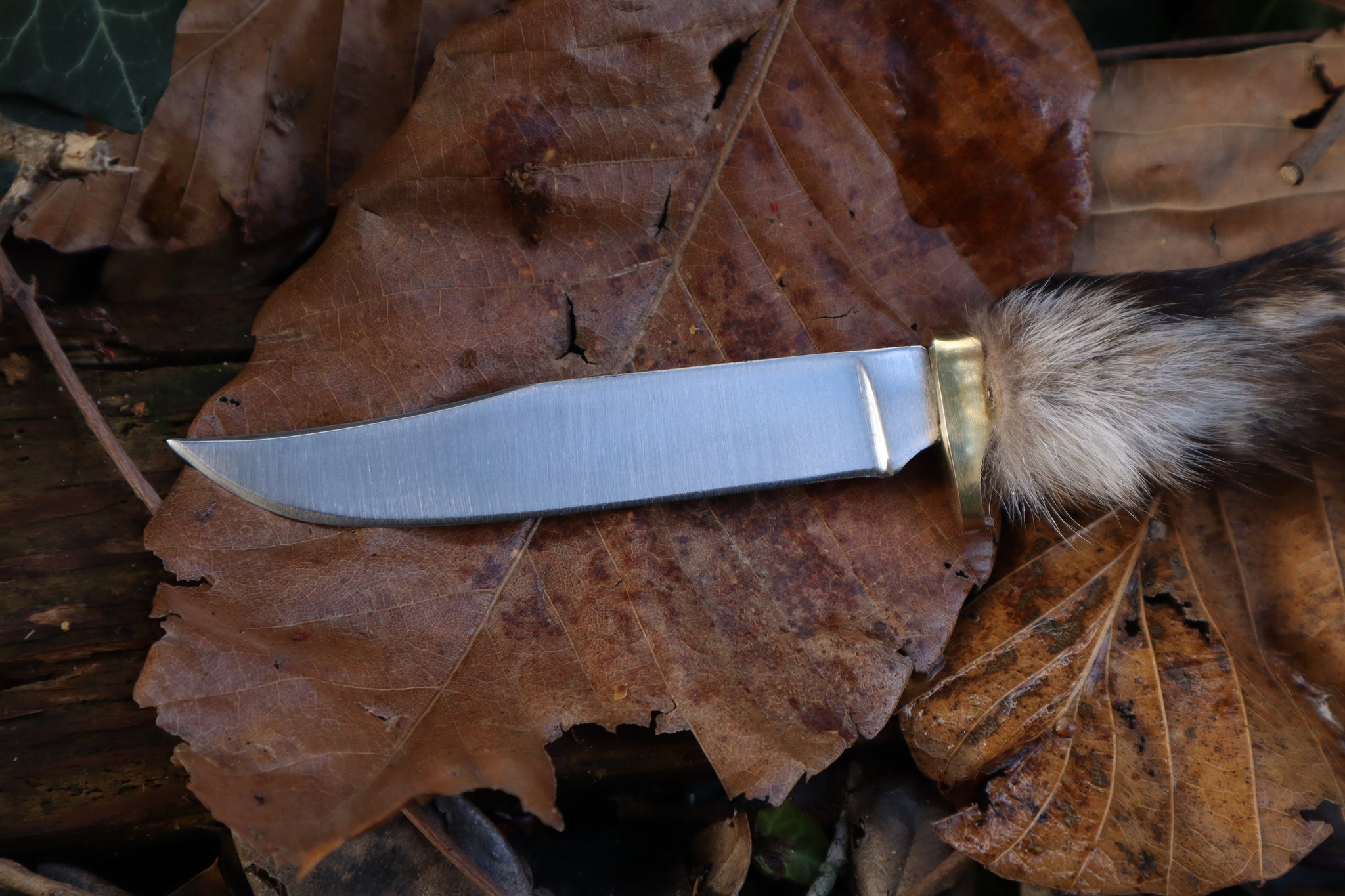 Reserved for Danielle - Red Fox Paw Knife