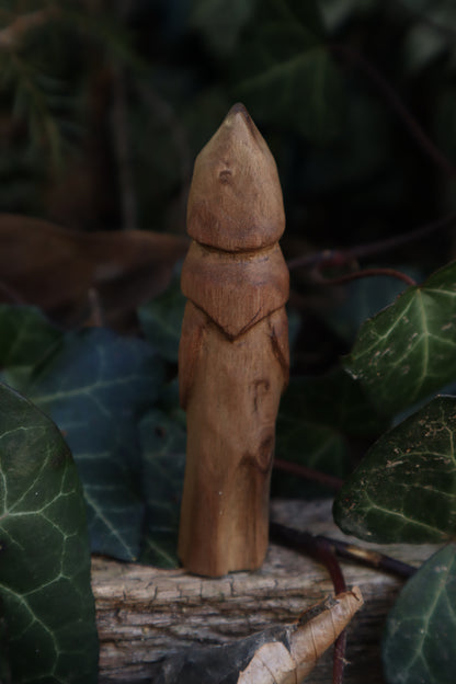 Reserved for Tommy - Black Walnut and Goat Skull Chaos Monk