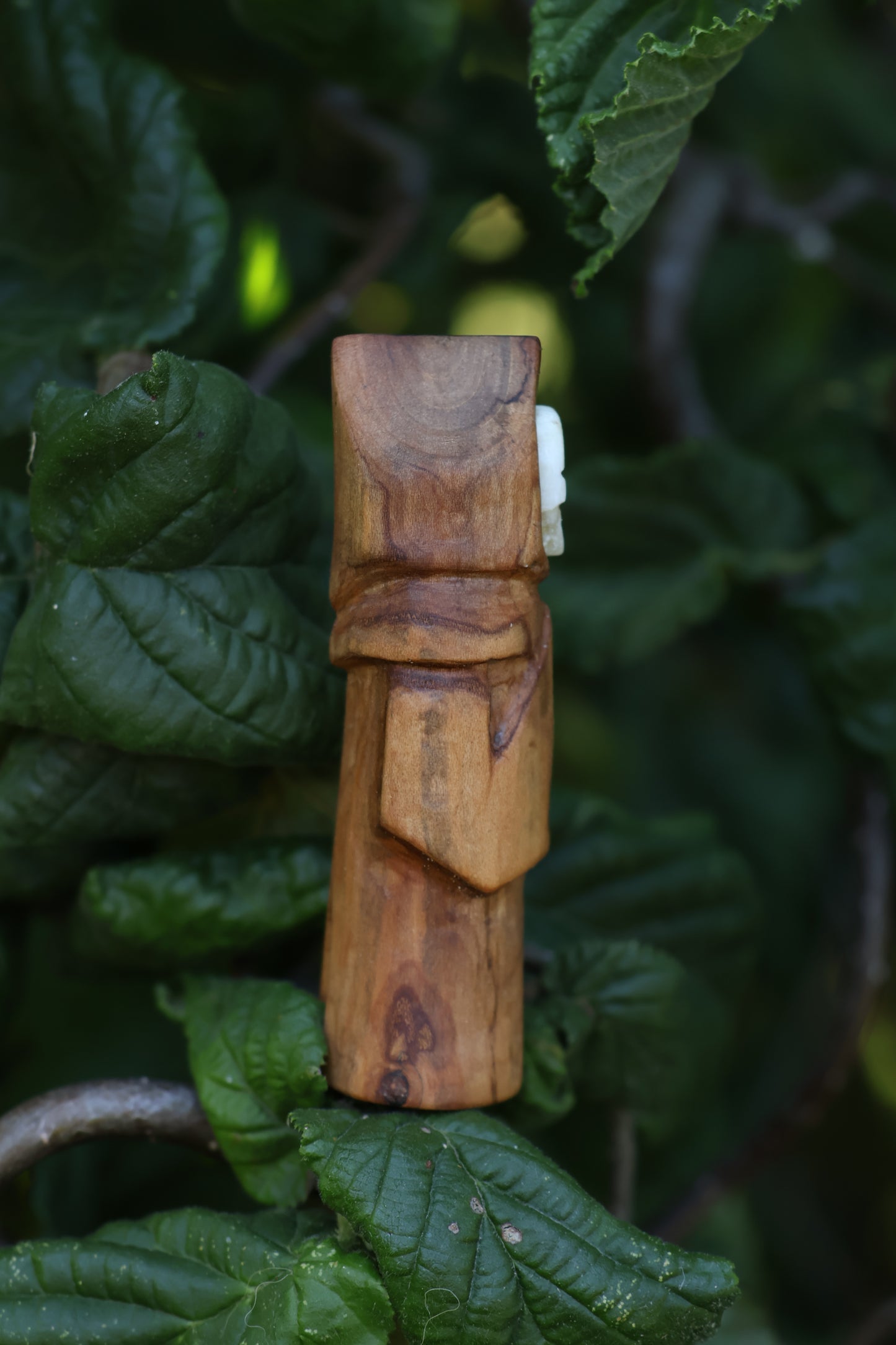 Reserved for Ashton - Black Walnut and Goat Skull Chaos Monk
