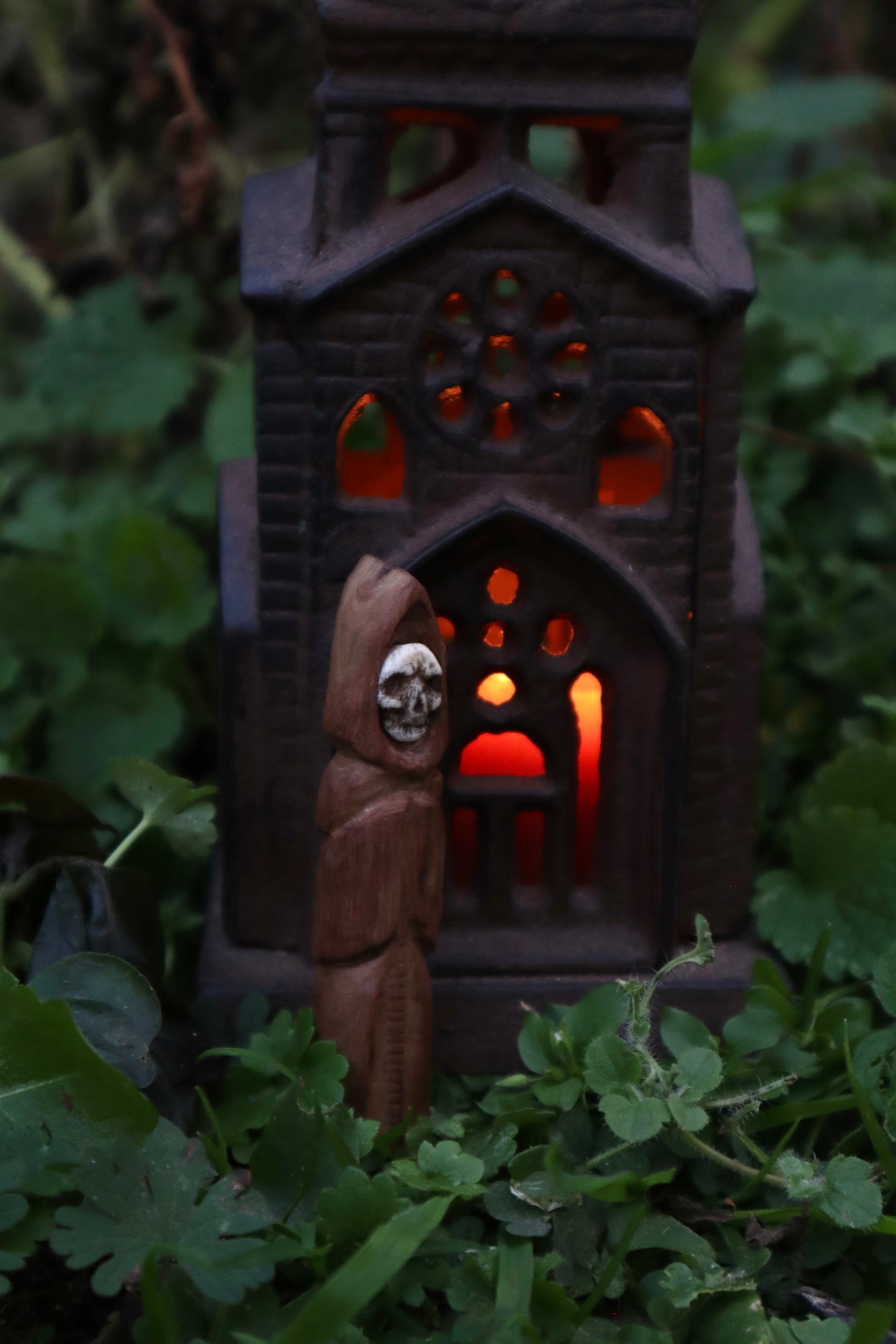 Black Walnut and Goat Skull Chaos Monk
