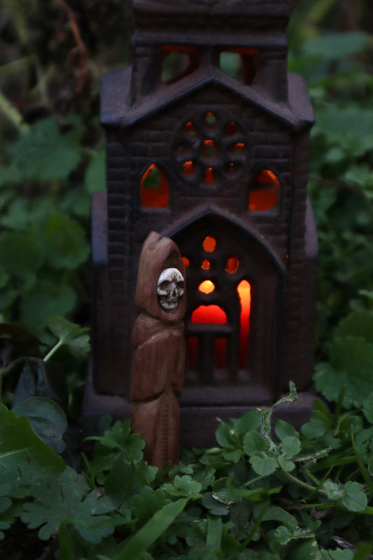 Black Walnut and Goat Skull Chaos Monk
