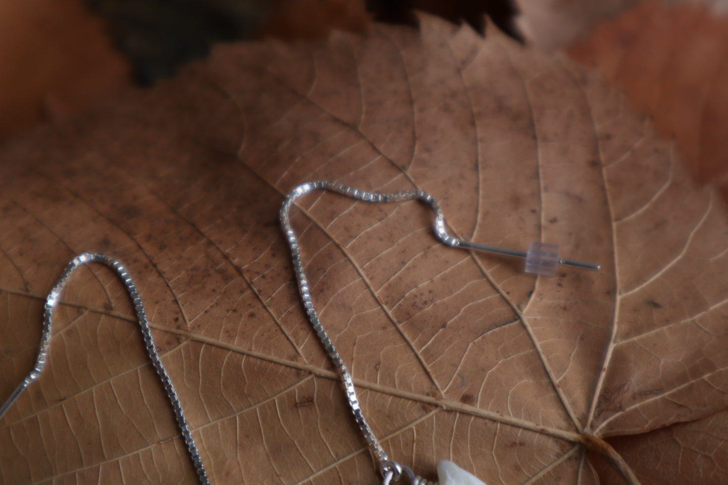 Bobcat Claw Earrings - .925 Silver