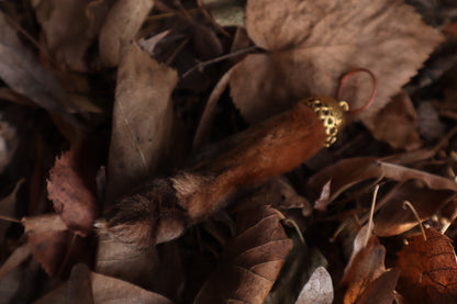 Red Fox Paw Keychain