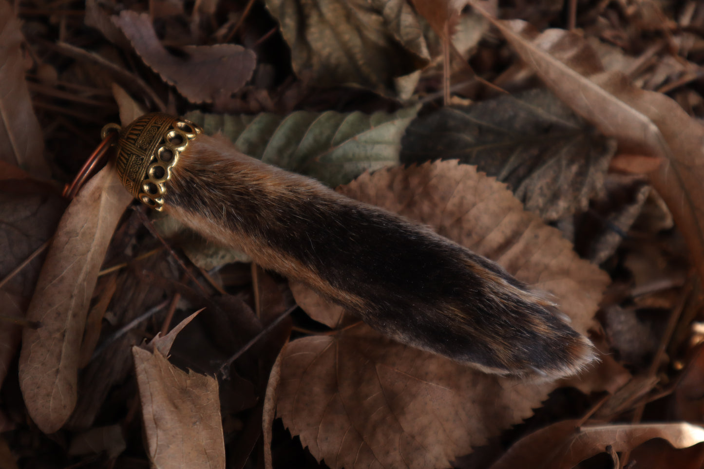 Red Fox Paw Keychain