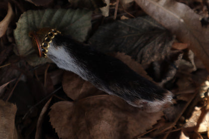 Red Fox Paw Keychain