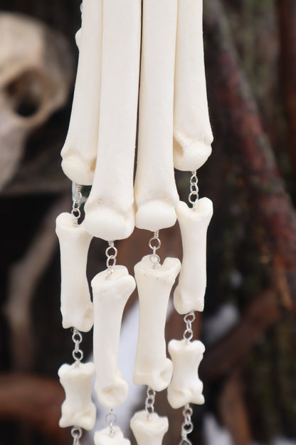 Fluid Wolf Paw Articulation with Tree Agate "Claws"
