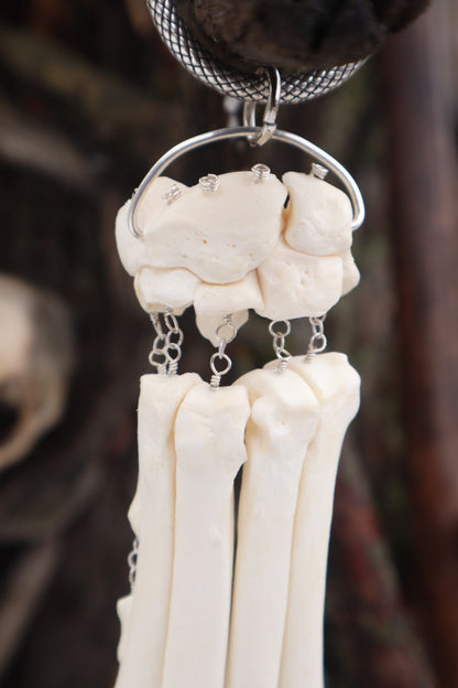 Fluid Wolf Paw Articulation with Tree Agate "Claws"