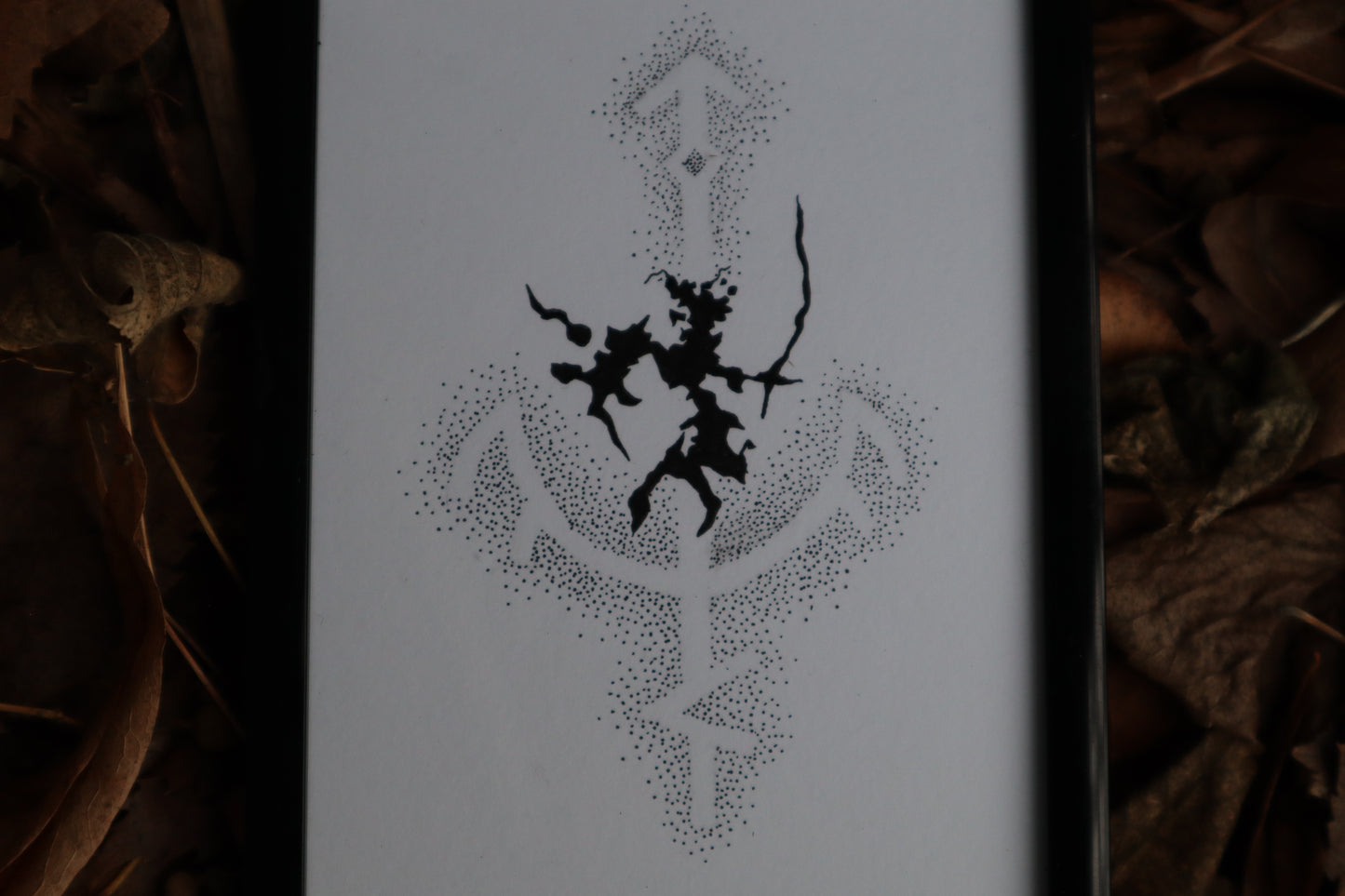 The Path of a Warrior - Framed Original Drawing