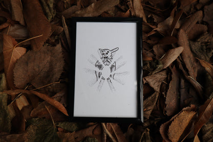 Luminous - Framed Original Drawing