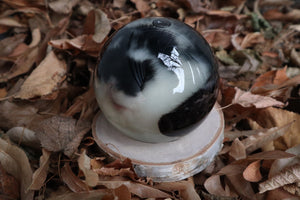 Birch Bound Rabbit Crystal Ball