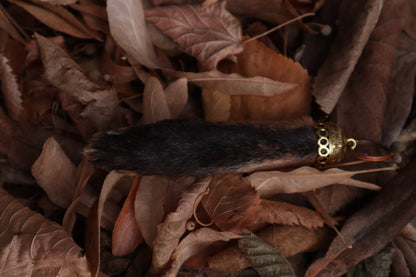 Red Fox Paw Keychain