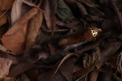 Red Fox Paw Keychain