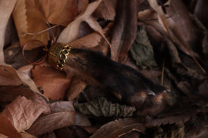 Red Fox Paw Keychain