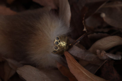 Rabbit Tail Keychain