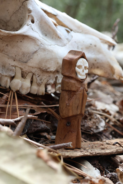 Black Walnut and Goat Skull Chaos Monk